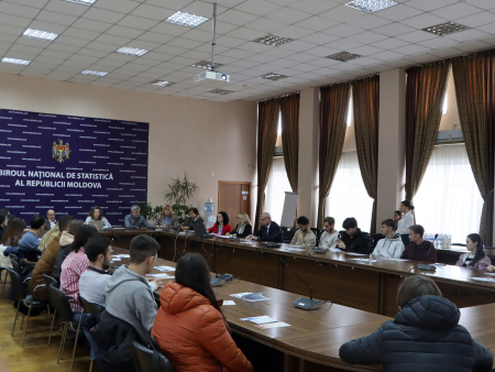 Circa 130 de vizitatori au participat la Ziua Ușilor Deschise organizată de Biroul Național de Statistică